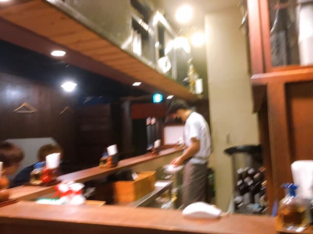 六傳屋 - 二階のカウンター