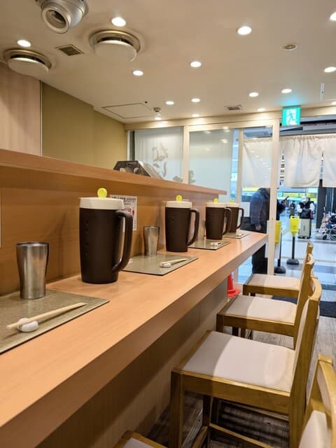 なにわ 麺次郎 - 店内の様子