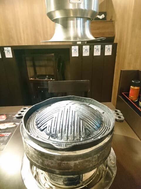 成吉思汗 大黒屋 - ジンギスカン鍋と換気口