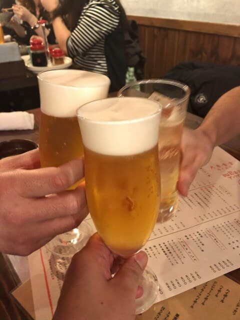 大衆食堂 肉と点心すえぞうアバアバ - 乾杯
