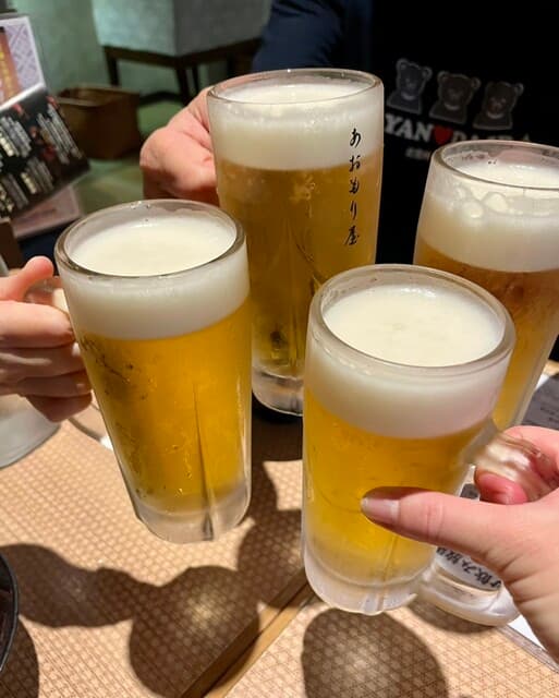 完全個室完備 郷土酒肴 あおもり屋 - ビール