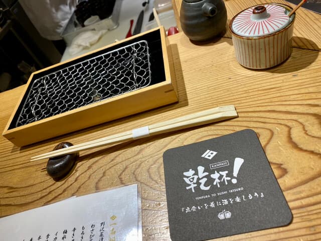 天ぷらと寿司18坪 - 内観