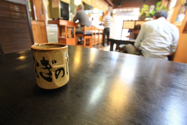 うなぎのしもむら - しぶい湯飲み
