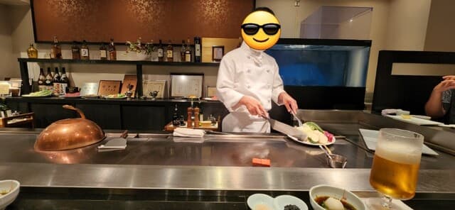神戸牛ステーキ鉄板焼 雪月花 - 内観