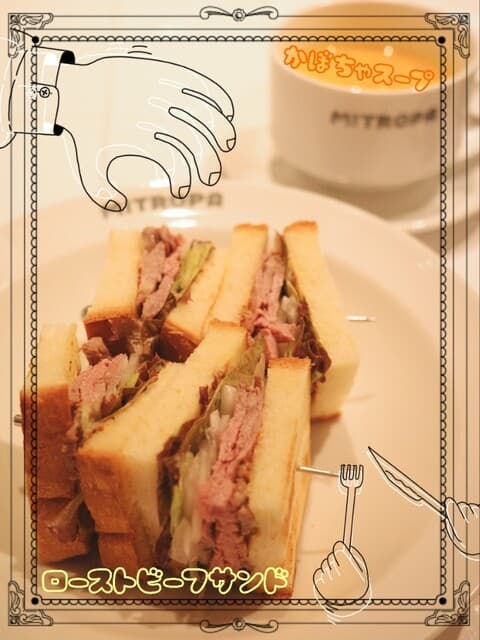 Midnight Cookie Club - 大井肉店さんのローストビーフサンド