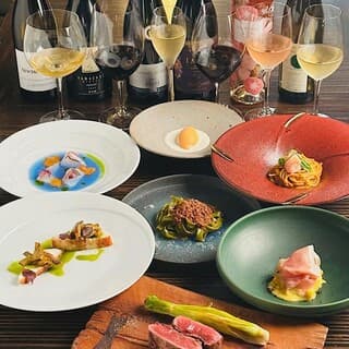A truly blissful culinary experience. Leave everything to us 【Pairing Course】