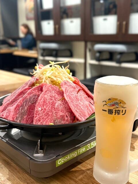 구이 요리도 완벽한 맛이었고, 텐치탄 냄비도 정말 맛있었어요〜‼️