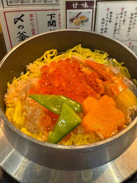 【豪華な牛タンと地元の魚の宴!日本風の味わいで極上の釜めしと逸品料理を楽しむ】