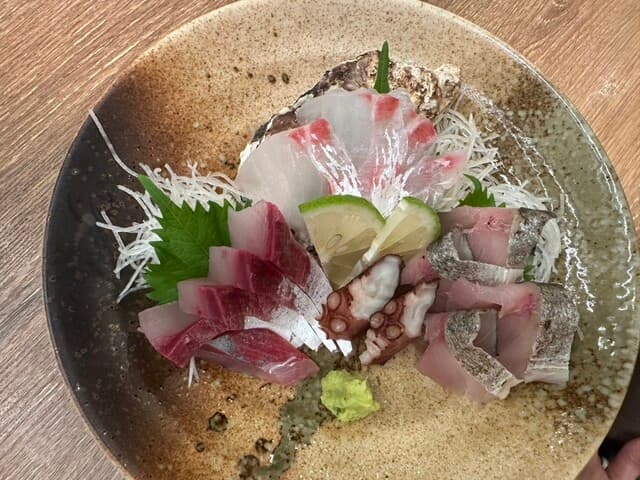 浜焼き きばる - 刺身盛合せ1280円