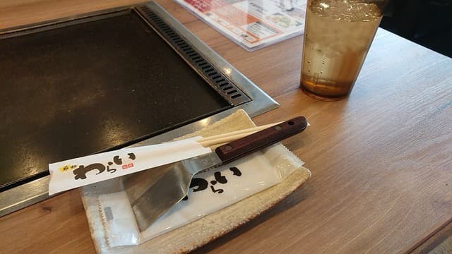 錦 わらい - ファーストセッティング、箸以外使いませんでした、